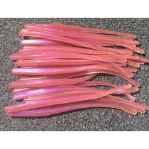 Light Oxblood with Purple Pearl Bottom Straight Tail Worm