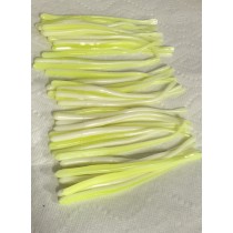 Pearl Chartreuse Straight Tail Worm